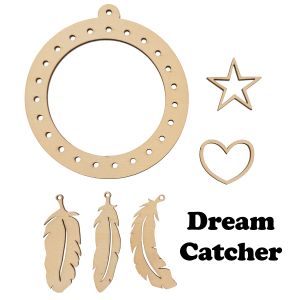 DIY Dreamcatcher Kit, fara snur inclus, diametru 15 cm